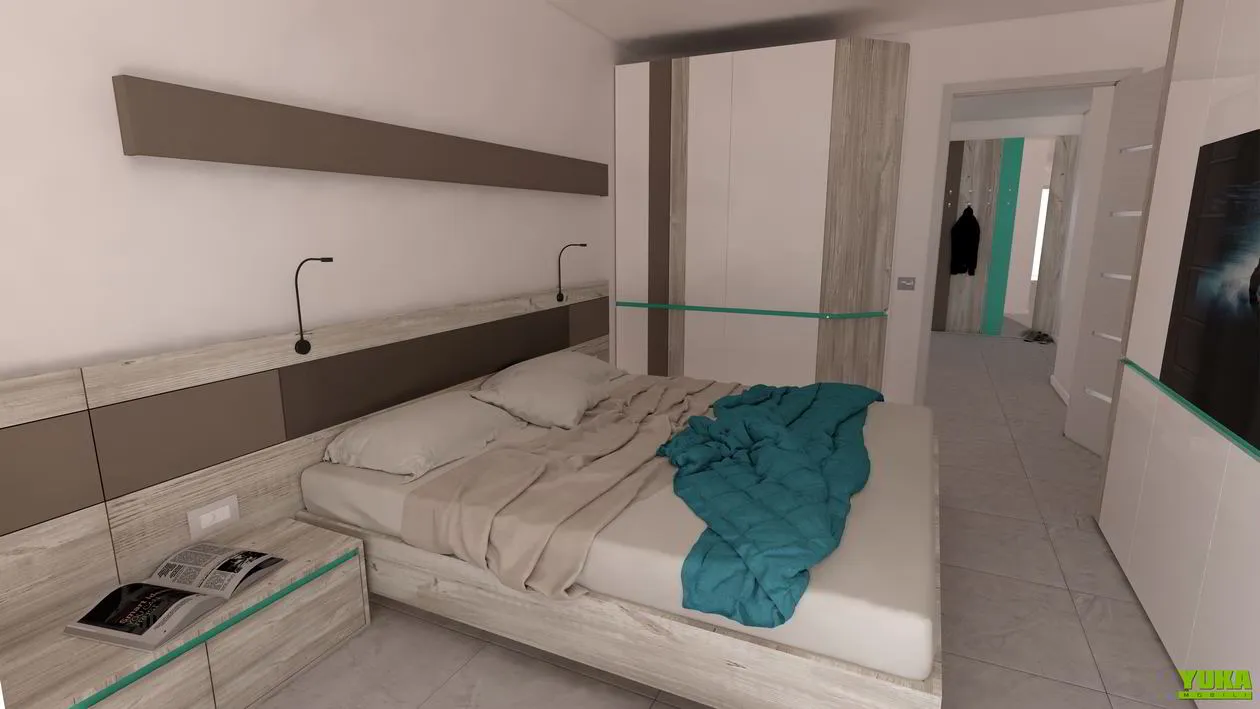 Proiect mobilare apartament cu 2 camere, 70 m², Elaborat, 17 Iulie 2018 — foto 5 din 7