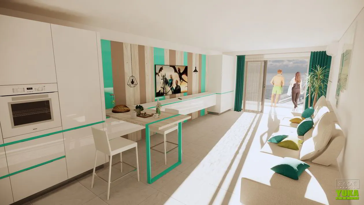 Proiect mobilare apartament cu 2 camere, 70 m², Elaborat, 17 Iulie 2018 COD.6059