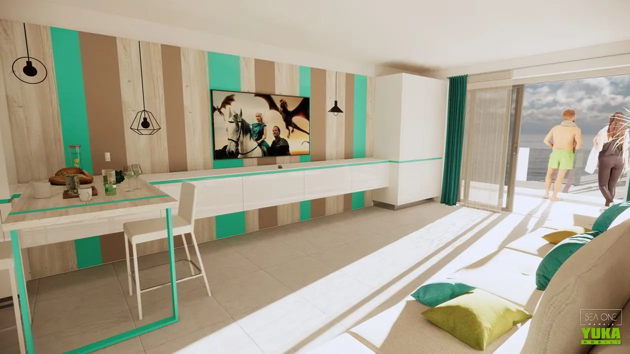 Proiect mobilare apartament cu 2 camere, 70 m², Elaborat, 17 Iulie 2018 — foto 3 din 7